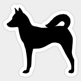 Canaan Dog Silhouette Sticker